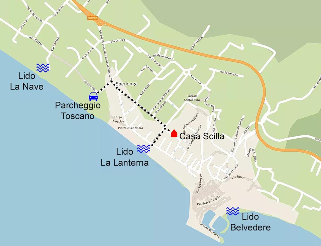 Apartamento Casa Scilla Sperlonga Exterior foto